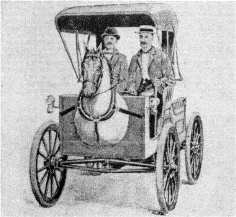 Philadelphia's first horseless carriage debuts in the July 4